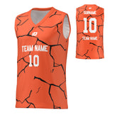 Basketball Jersey Cracks - Orange